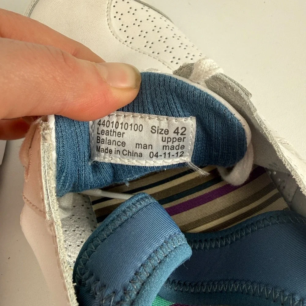 Women's Dansko Elise Sneakers White /Blue Size 42